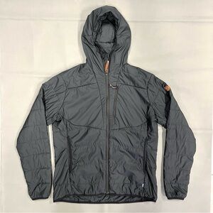 Fjallraven Keb Padded Hoodie Jacket Womens X-Large Black Full Zip Outdoor READ